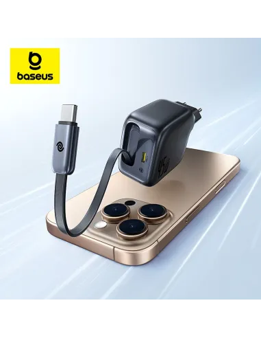 Cargador USB-C Retráctil 45W Baseus EnerCore CJ11