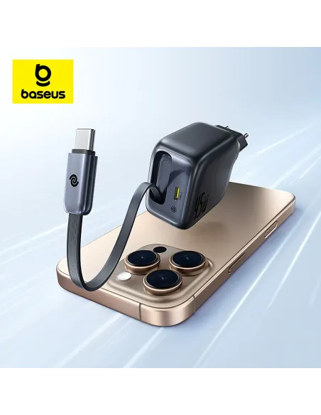 Cargador USB-C Retráctil 45W Baseus EnerCore CJ11