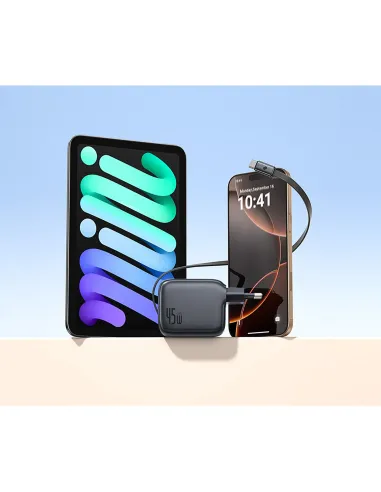 Cargador USB-C Retráctil 45W Baseus EnerCore CJ11