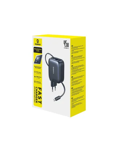 Cargador USB-C Retráctil 45W Baseus EnerCore CJ11