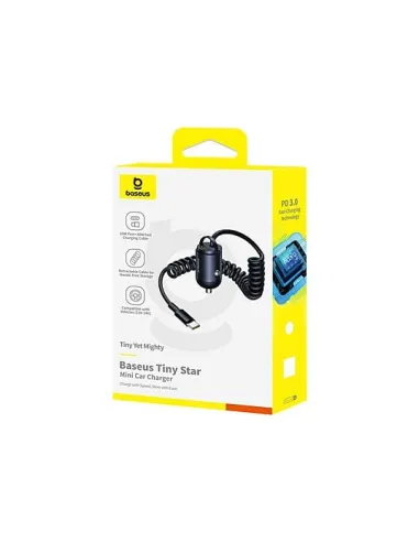 Cargador de Coche Baseus Tiny Star Mini USB-C 30W