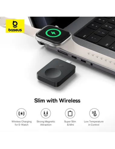 Baseus MagPro: cargador Apple Watch USB-C 2,5 W
