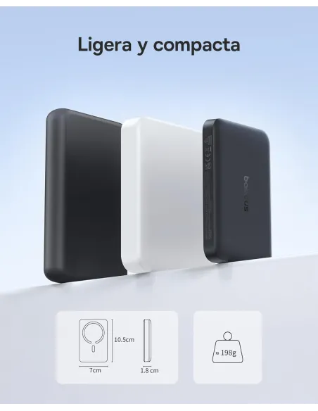Baseus EnerFill FM11 Negro : power bank magnética 30 W