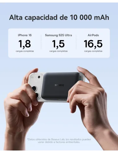 Baseus EnerFill FM11 Negro : power bank magnética 30 W