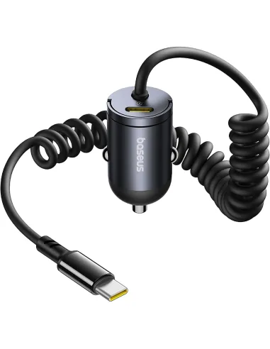 Baseus Tiny Star Mini Negro 30W: cargador coche USB-C