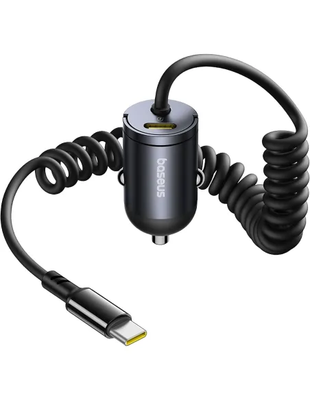 Baseus Tiny Star Mini Negro 30W: cargador coche USB-C