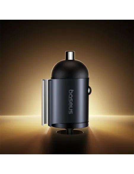 Baseus Tiny Star Mini Negro 30W: cargador coche USB-C