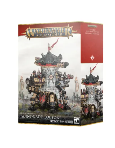 Cannonade Cogfort Fuerte Mecanizado Cañonero Cities of Sigmar Warhammer Age of Sigmar