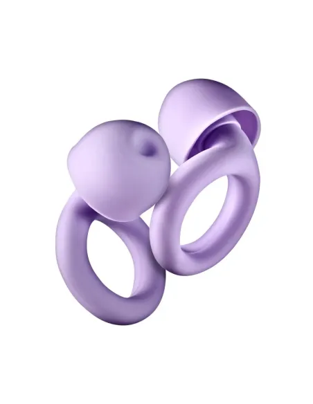 NGS NOON Purple: tapones silicona 23 dB con estuche