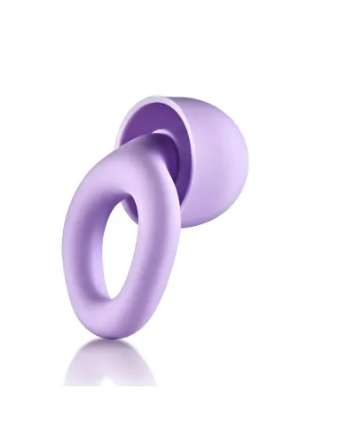 NGS NOON Purple: tapones silicona 23 dB con estuche