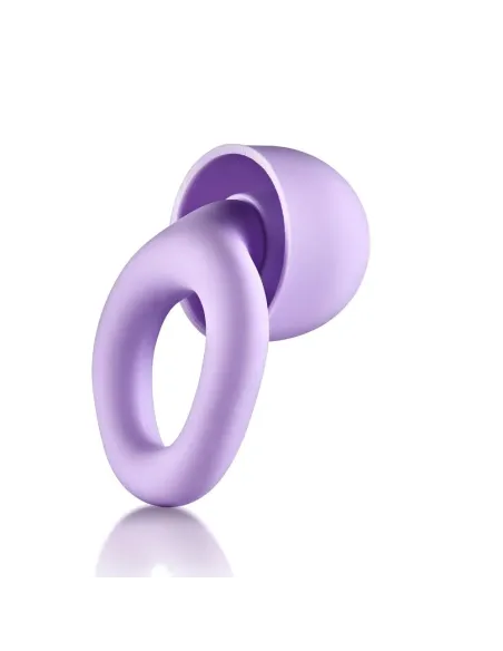NGS NOON Purple: tapones silicona 23 dB con estuche