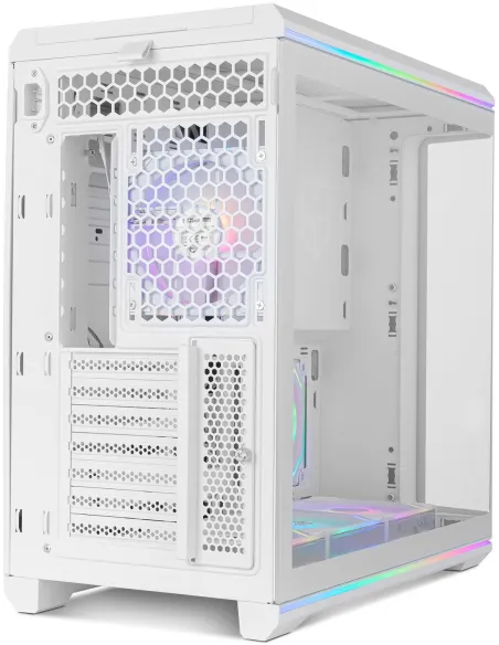 Caja Semitorre ATX Nox Hummer Anvil aRGB Blanca