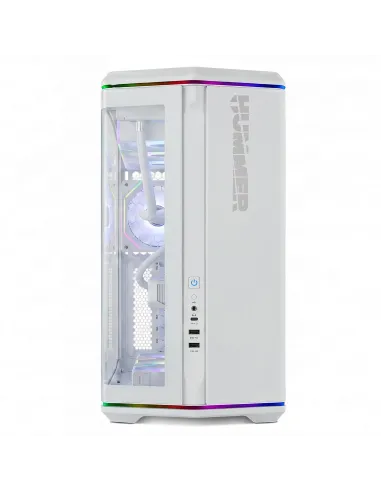 Caja Semitorre ATX Nox Hummer Anvil aRGB Blanca