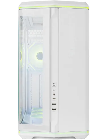 Caja Semitorre ATX Nox Hummer Anvil aRGB Blanca