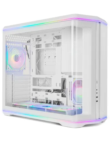 Caja Semitorre ATX Nox Hummer Anvil aRGB Blanca
