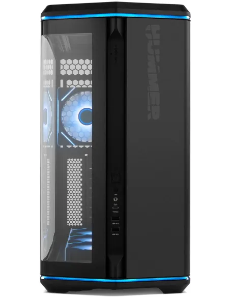 Caja Semitorre ATX Nox Hummer Anvil aRGB Negra