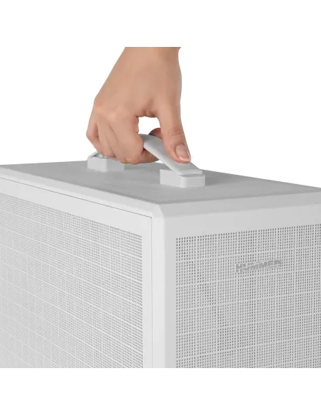 Torre NOX Hummer Refresh Blanca Micro-ATX con asa