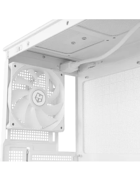 Torre NOX Hummer Refresh Blanca Micro-ATX con asa