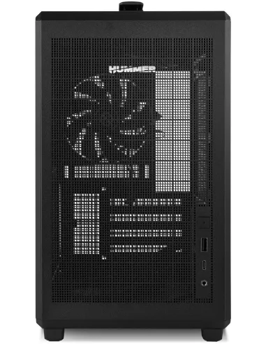 Torre NOX Hummer Refresh Negra Micro-ATX mesh con asa