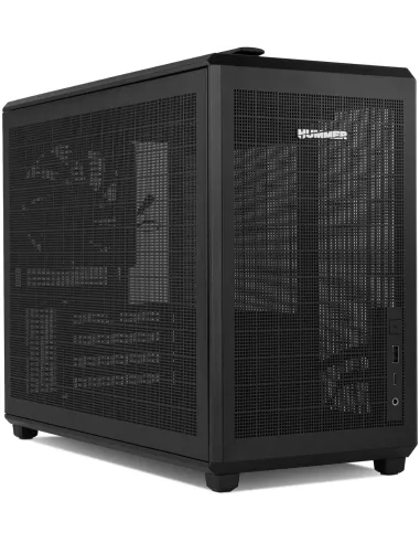 Torre NOX Hummer Refresh Negra Micro-ATX mesh con asa