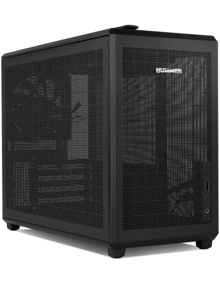 Torre NOX Hummer Refresh Negra Micro-ATX mesh con asa