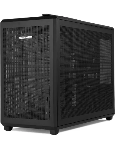 Torre NOX Hummer Refresh Negra Micro-ATX mesh con asa