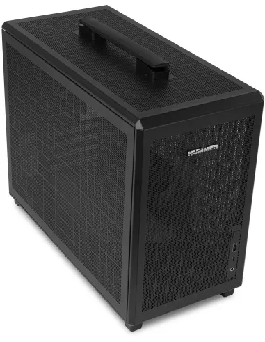 Torre NOX Hummer Refresh Negra Micro-ATX mesh con asa
