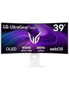 LG UltraGear 39GX90SA-W 39" WQHD 240Hz OLED Curvo G-SYNC FreeSync Gaming Blanco Smart USB-C-1402717