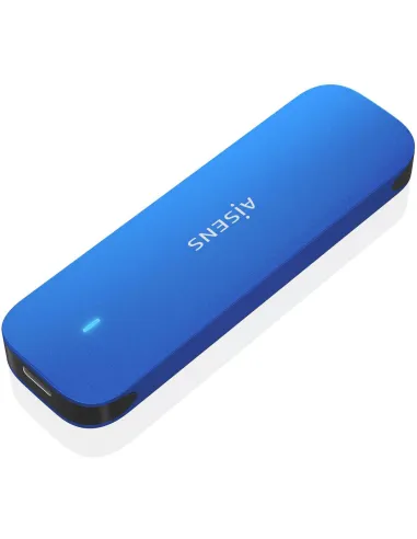 AISENS ASM2-026BLU Caja externa SSD M.2 NVMe USB 3.2 Gen2 Aluminio Sin Tornillos Azul