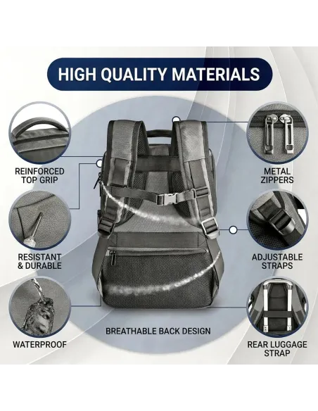 NGS Sacks Horizon gris: mochila portátil 14,1" 20 L