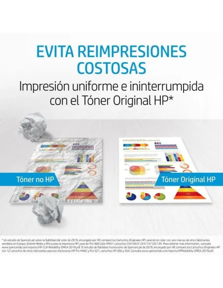 Tóner HP 655A negro (CF450A) para LaserJet Enterprise