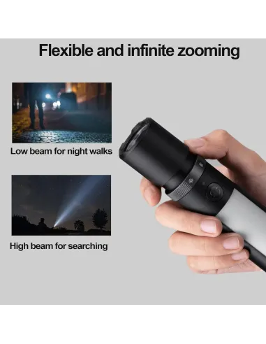 Linterna Xiaomi 1000 lm recargable con base magnética
