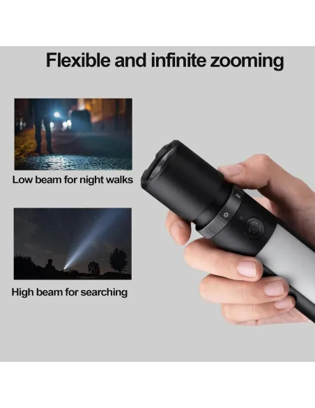 Linterna Xiaomi 1000 lm recargable con base magnética