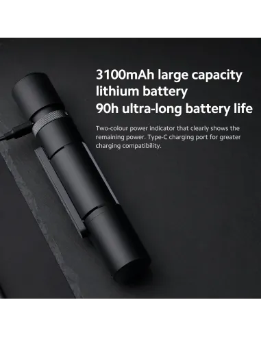 Linterna Xiaomi 1000 lm recargable con base magnética