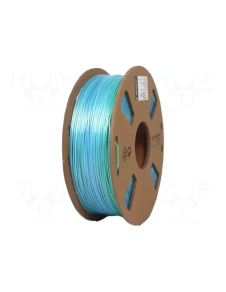 Gembird 3DP-PLA-SK-01-BG Bobina Filamento Azul/Verde 1Kg Impresoras 3D
