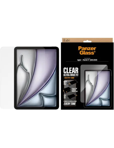Protector iPad Air 11 PanzerGlass Ultra-Wide Fit 0,45mm
