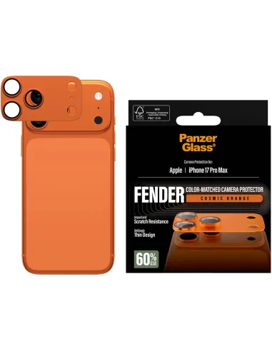 Protector cámara iPhone 17 Pro Max PanzerGlass Fender