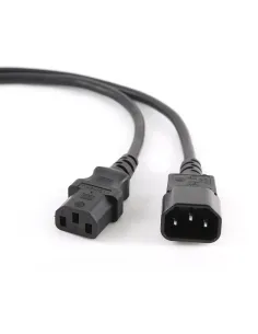 Gembird PC-189-VDE-3M Cable de Alimentación IEC C13 a C14 de 3 metros-APTAPC0639