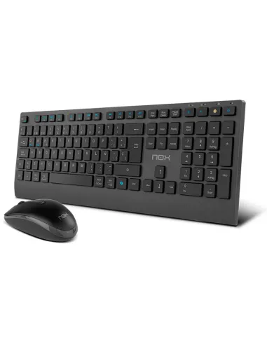 NOX Lite Duo Combo Inalámbrico Español con Ratón y USB-C