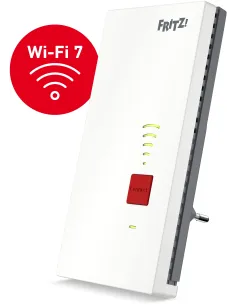 FRITZ!Repeater 2700 Blanco Repetidor Wi-Fi 7 Doble Banda 2,4/5 GHz Ethernet 2,5 GbE-NSWPAC0696