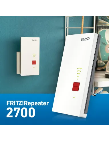 FRITZ!Repeater 2700 Blanco: repetidor Wi-Fi 7 con LAN 2,5