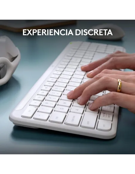Kit Logitech Signature Slim Combo MK950 blanco