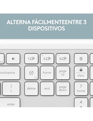 Kit Logitech Signature Slim Combo MK950 blanco