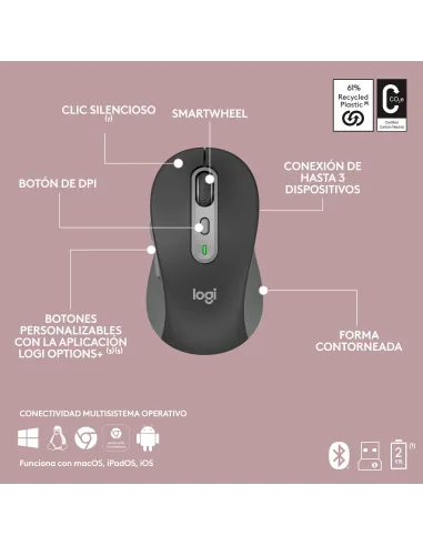 Kit Logitech Signature Slim Combo MK950 negro