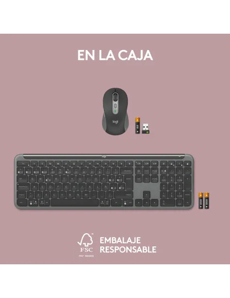 Kit Logitech Signature Slim Combo MK950 negro