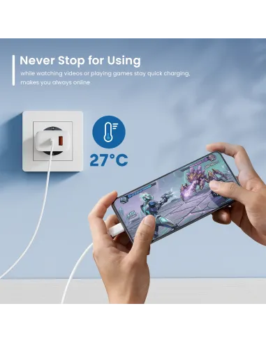 Ewent EW1329: cargador GaN 45W USB-C PD y USB-A oficina