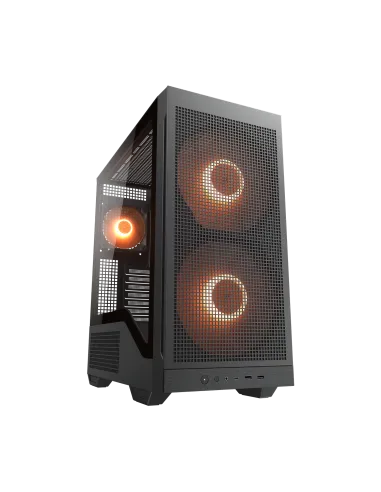 Cougar MX600 Max RGB Black Semitorre ATX con 2 Ventiladores Frontales de 200 mm ARGB PWM