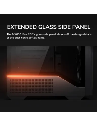 Cougar MX600 Max RGB Black: Semitorre ATX 2x200 mm USB-C 20G