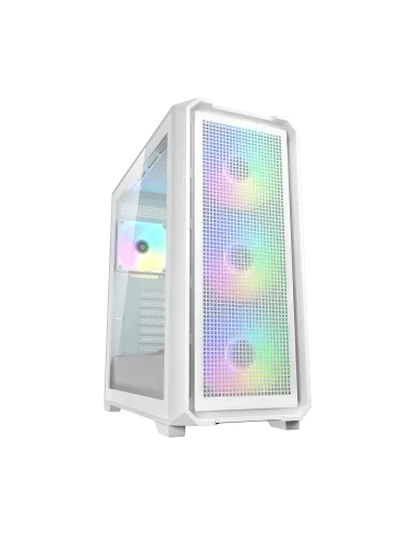Cougar MX600 Air White Torre Mid-Tower E-ATX con 4 Ventiladores aRGB Instalados