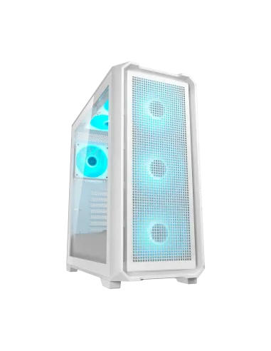 Cougar MX600 Air Pro White Torre E-ATX con 6 Ventiladores aRGB PWM preinstalados
